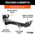 2" Front Receiver Hitch, Select Ram 1500 | CRT31090