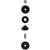 Front Suspension Shock Absorber, Fits 6" Front Lift | BIL24-285308