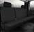 SP80 Series - Seat Protector Poly-Cotton Custom Fit Rear Seat Cover - Black | 947SP82-38 BLACK