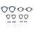 Turbocharger Mounting Gasket Set | 557ES 73517