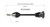 03-08 INFINITI FX35 CV Axle Assembly  - Rear Left | GSPNCV39005