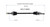 Dodge, Jeep (2.4) CV Axle Assembly  - Rear Left | GSPNCV12600