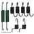 Emergency Brake Shoe Hardware Kit | BEC084-2157