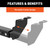Class 2 Multi-Fit Trailer Hitch with 1-1/4" Receiver | CRT12923