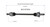 BMW CV Axle Assembly  - Rear | GSPNCV27034