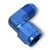 6AN 90 Degree Swivel Female To 3AN Male Adapter Fitting With Blue Finish | RUS614806