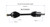 90-93 Honda Accord CV Axle Assembly  - Front Left | GSPNCV36501