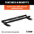 Double Lock Gooseneck Installation Brackets, Select Silverado, Sierra 2500, 3500 | CRT60604