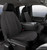 TR40 Series - Wrangler Saddleblanket Custom Fit Front Seat Cover - Solid Gray | 947TRS49-37 BLACK