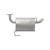 Quiet-Flow SS Direct Fit Exhaust Muffler 1.75" Outlet (OD) | WEX21744