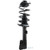 Quick-Strut Front Left Suspension Strut and Coil Spring Assembly | MON173043