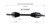 99-03 Lexus RX300 (AWD) CV Axle Assembly  - Front | GSPNCV69567