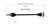 Audi, Volkswagen (1.8, 1.9, 2.0, 2.8) CV Axle Assembly  - Front Right | GSPNCV72053