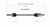 Subaru CV Axle Assembly  - Rear | GSPNCV66021