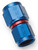 8AN To 6AN Coupler Reducer Adapter Fitting With Red/Blue Finish | RUS640550