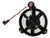 Flanged Vented CCW Blower Motor w/ Wheel | 4SE75110