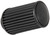 Universal Clamp-On Air Filter, Black - 3.5" (ID) x 8.75" (H) | KNERU-3105HBK