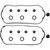 Engine Valve Cover Gasket Set | 557VS 50448 R
