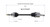 01-05 Kia Rio CV Axle Assembly  - Front Left | GSPNCV75507