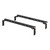 Universal 5th Wheel Base Rails, 25K (Carbide Black) | CRT16200