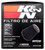 Universal Clamp-On Air Filter, Black | 6" (ID) x 7.5" (H) | KNERU-3101HBK