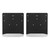 Rear Dually 20" x 23" Rubber Mud Guards, Select Ford F-350, F-450 (2 Flaps) | LUV251124
