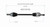 10-14 Chevrolet Camaro CV Axle Assembly  - Rear Right | GSPNCV10132