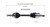 Jeep (3.0, 3.7, 4.7, 5.7) CV Axle Assembly  - Front Left | GSPNCV82500