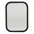 Rolled-Rim Mirror with Ball Swivel, Black | GRO12072