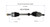 11-14 Kia Sedona CV Axle Assembly  - Front Left | GSPNCV75094