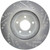 Select Sport Drilled and Slotted Brake Rotor, Front Right | STE227.42080R