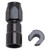 6AN Straight Female SAE Quick-Disconnect x 5/16" Tube Size WIth Black Finish | RUS611253