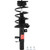 Quick-Strut Front Left Suspension Strut and Coil Spring Assembly | MON372523