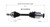 98-99 Mercedes-Benz E320 4Matic CV Axle Assembly  - Front Left | GSPNCV48504