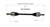 Lexus CV Axle Assembly  - Rear Right | GSPNCV69067