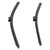 25" & 23" Silencio Wiper Blade Visioblade LHD VI506 Kit | VAL178506