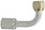 90° Female Flare, Aluminum, Standard Diameter Beadlock, A/C Fitting | 4SE10610