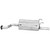 Quiet-Flow SS Direct Fit Exhaust Muffler Assembly 1.75" Inlet (OD) 2" Outlet (OD) | WEX54559