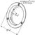 Theft-Resistant Flange For 4" Round Lights, Steel | GRO43253