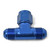 6AN Tee - Female An On Side Fitting With Blue Finish | RUS614306