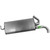 Quiet-Flow SS Direct Fit Exhaust Muffler Assembly 2" Inlet (ID) 2.25" Outlet (OD) | WEX70001