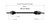 03-08 Toyota Matrix (FWD) CV Axle Assembly  - Front Right | GSPNCV10555
