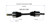 01-06 Mitsubishi Montero CV Axle Assembly  - Front Left | GSPNCV51129