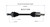 Ford, Mercury (2.5) CV Axle Assembly  - Front Left | GSPNCV11039