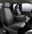 NP90 Series - Neoprene Custom Fit Front Seat Cover- Black/Gray Center Panel | 947NP99-40 GRAY