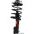 Quick-Strut Front Left Suspension Strut and Coil Spring Assembly | MON172241