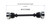 Porsche, Volkswagen CV Axle Assembly  - Rear | GSPNCV72990