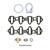 Engine Intake Manifold Gasket Set | 557MS 98016 T