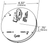 SuperNova 4" 10-Diode Pattern LED Stop Tail Turn Light, Hard Shell Connector, Auxiliary Turn | GRO53553