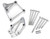 Installation Kit, LS Acc. Drive Brackets, Use With Long Belt Alignment  (Alignment Common On Trucks & '10-Up Camaro) | HOL21-3